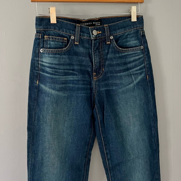 Veronica Beard Sandi High Rise Crop Flare Jeans NWT - Picture 3 of 13